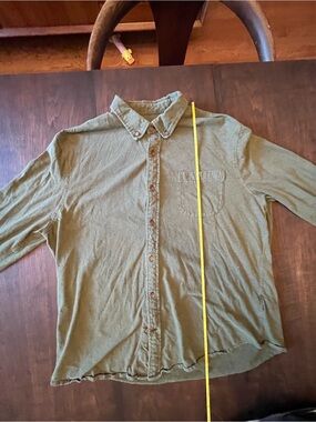 Jos. A. Bank Olive Green Casual Button-Down Shirt